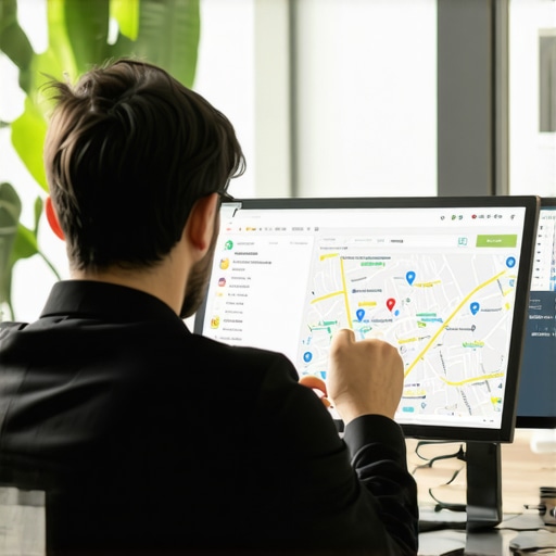Expert analyzing Google Maps data for local SEO optimization