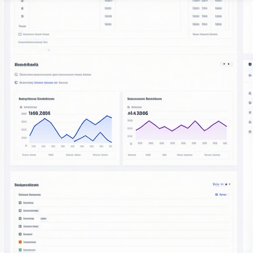 Dashboard illustrating local SEO analytics and schema markup for Google Maps optimization.