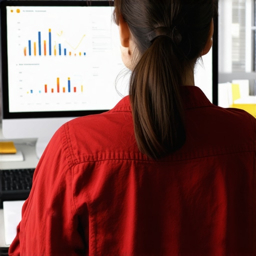 Person analyzing local SEO data on a laptop for Google My Business