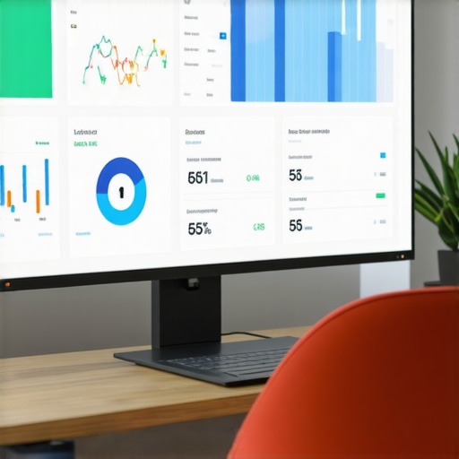 A person analyzing local search rankings on a computer
