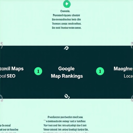 Flowchart illustrating steps to troubleshoot, optimize, and monitor Google Maps rankings