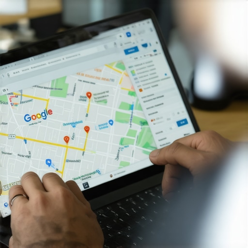 Business owner reviewing Google Business Profile to fix map pin